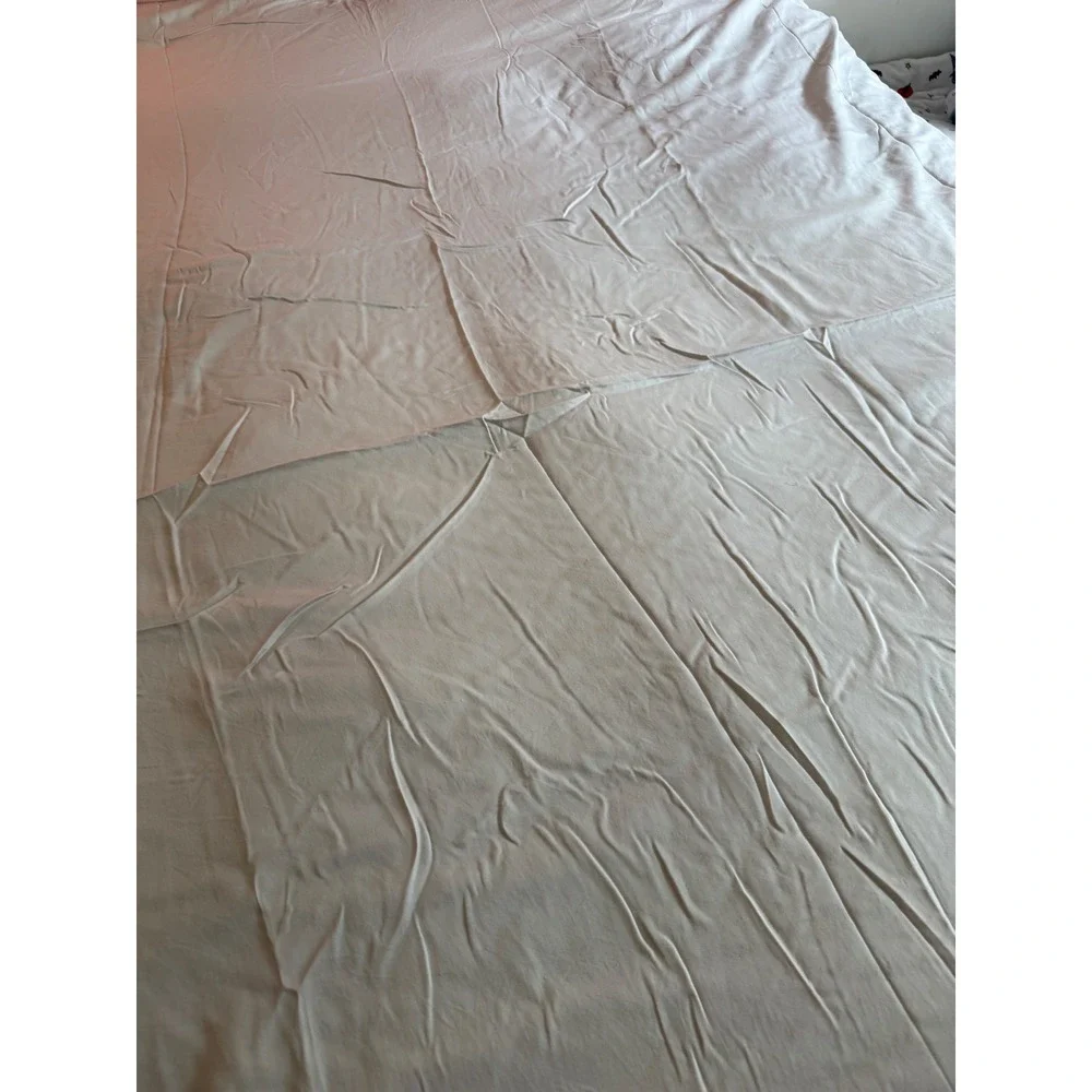 De Medici Fine Italian Luxe King Duvet Cover Light Grey Hemstitch Linen Bedding